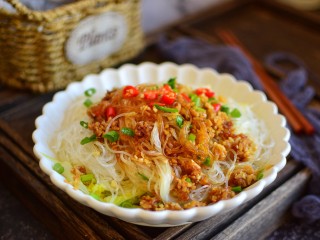 蒜蓉粉丝娃娃菜 