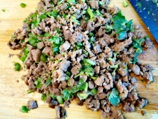 牛肉夹馍~自己活面烙白吉馍 